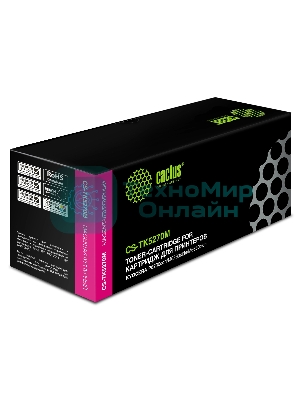 Картридж лазерный Cactus CS-TK5270M пурпурный (6000 стр.) для Kyocera ECOSYS P6230cdn, M6230cidn, M6630cidn