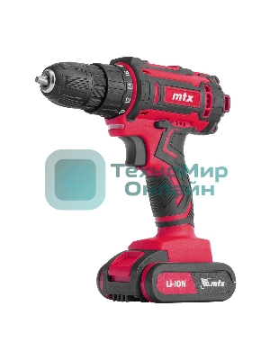 Дрель-шуруповерт MTX CDS-20, 20 В, 2 Ач, 40 Нм, щеточный