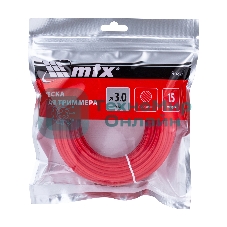 Леска для триммера MTX круглая 3,0 мм х 15 м