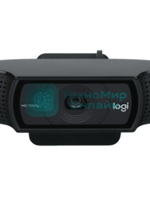 Веб-камера Logitech C920 1920x1080, 30 кадр/с, USB Type-A, микрофон (2 шт, шумоподавление), автоматическая фокусировка, автоосвещение, универсальное крепление
