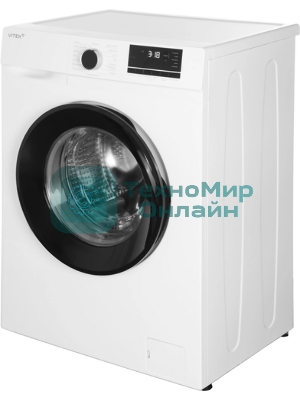 Стиральная машина Vitek VT-WME6008 белый, загрузка фронтальная 6 кг, 1000 об/мин, класс A++