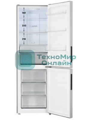 Холодильник Haier CEF536CSG серебристый двухкамерный 240/105 л морозилка снизу, No Frost