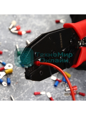 Кримпер Rexant HT-336 N для обжима изолированных и неизолированных гильз 1.5-10.0 мм²