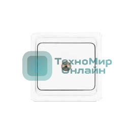 Розетка телевизионная TV 1-м СП Валери бел. UNIVersal В0027