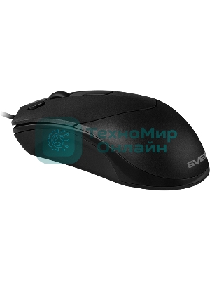Мышь проводная SVEN RX-100 черный, 4000 dpi, USB, кнопки - 6