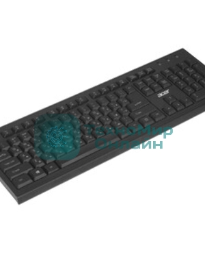 Клавиатура проводная Acer OKW120, USB, черный