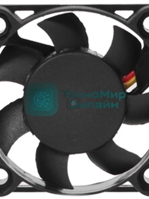 Вентилятор для корпуса Gembird черный, 40 мм, 4000 об/мин, 30 дБ, 3 pin