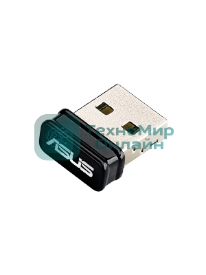 Сетевой адаптер ASUS USB-N10 Nano WI-FI 802.11n, 150 Mbps USB Adapter; 90IG05E0-MO0R00