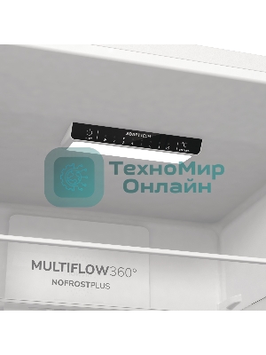 Холодильник Gorenje NRK6201EW4 белый двухкамерный 235/96 л морозилка снизу, No Frost