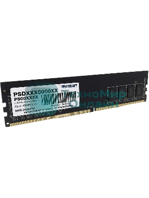 Оперативная память Patriot Signature, DDR4, 16GB (1x16 GB), 3200 MHz, CL22, DIMM
