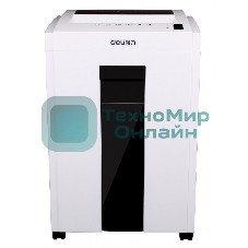 Шредер Deli 9953 белый (секр.P-5)/фрагменты/8лист./23лтр./скрепки/скобы/пл.карты/CD