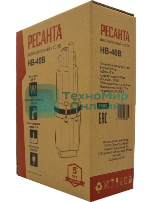 Вибрационный насос НВ-40В Ресанта