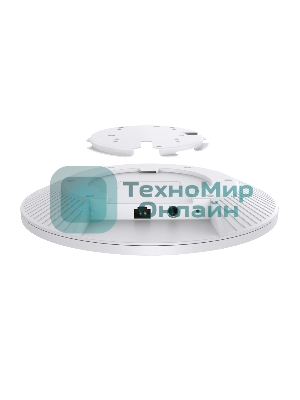 Трехдиапазонная точка доступа TP-Link EAP773, WiFi 7 BE9300, 1 порт RJ45 10 Гбит/с, до 574 Мбит/с 2,4 ГГц + до 2880 Мбит/с 5 ГГц + до 5760 Мбит/с 6 ГГц, 802.3bt (PoE++) или 12 В, MU-MIMO