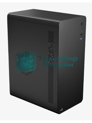 Компьютерный корпус Aerocool / Formula CS-110-S-BK-v1 (mATX, 0.7мм, USB 3.0 x1, USB 2.0 x2, 1x 8см Black Fan)
