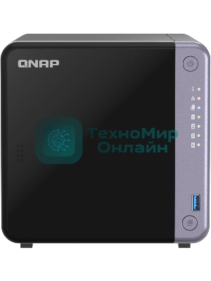 Сетевое хранилище NAS Qnap TS-432X-4G 4-bay настольный Alpine AL-524