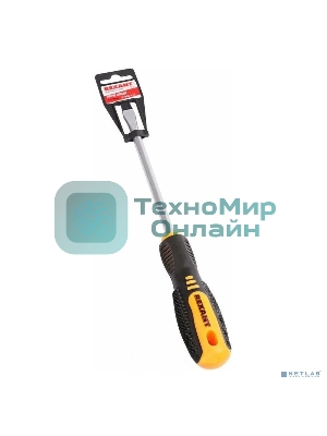 Отвертка шлицевая Rexant SL 8х150 мм, двухкомпонентная рукоятка