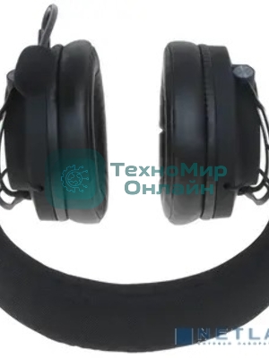 Гарнитура Defender Aspis Pro чёрный, проводная, съёмный микрофон, подсветка