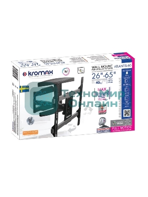 Кронштейн для телевизора Kromax ATLANTIS-60 черный 22