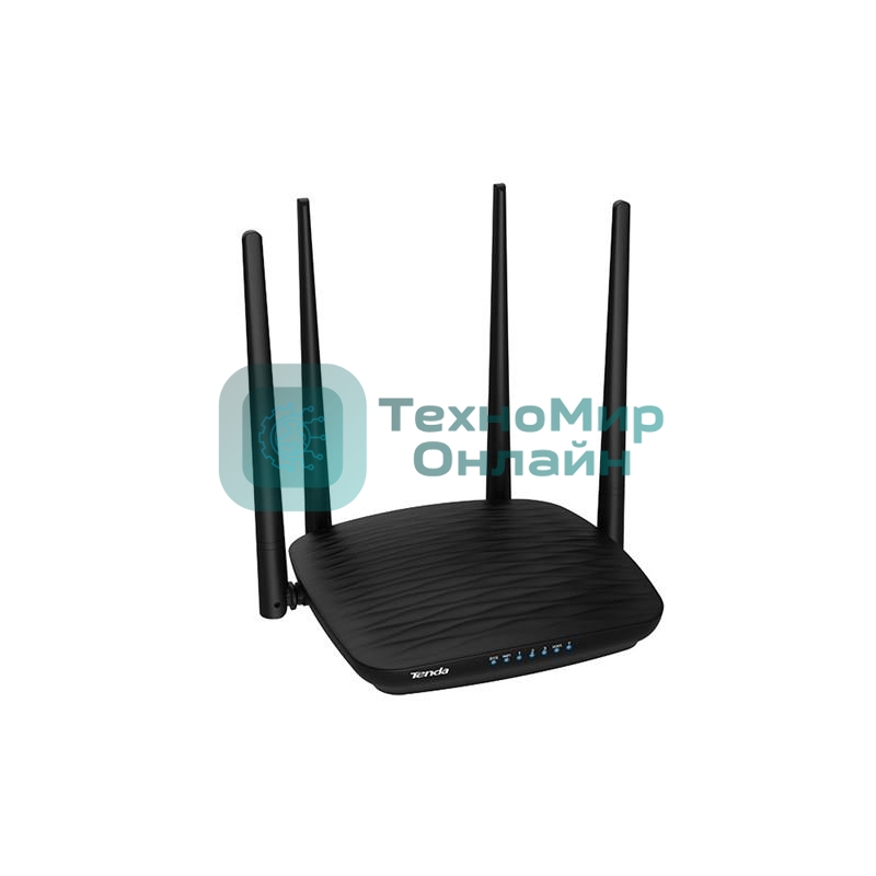 Маршрутизатор Tenda AC5 1200Mbps 11AC wave2Router, MU-MIMO,1Ghz CPU，4X5dbi Antennas, 1X100Mbps WAN, 3x100Mbps LAN,WiFi On/Off Switch,Universal Rep