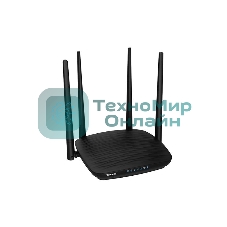 Маршрутизатор Tenda AC5 1200Mbps 11AC wave2Router, MU-MIMO,1Ghz CPU，4X5dbi Antennas, 1X100Mbps WAN, 3x100Mbps LAN,WiFi On/Off Switch,Universal Rep