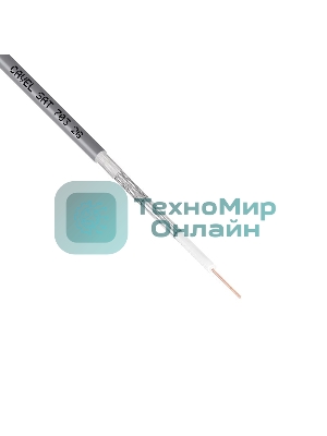 Кабель коаксиальный CAVEL SAT 703 B, Cu/Al/CuSn, 75%, 75 Ом, бухта 100 м, черный