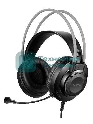Гарнитура A4Tech Fstyler FH200i серый, проводная