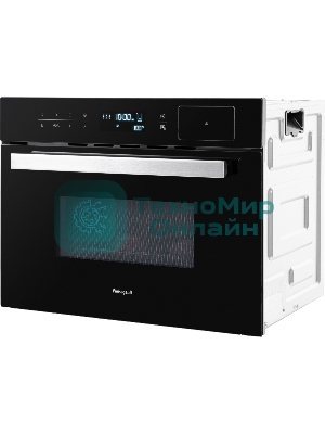 Духовой шкаф электрический Weissgauff OEMS 459 PDB черный, встраиваемый