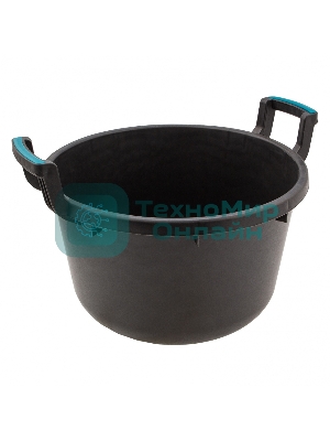 Таз круглый Matrix строительный гибкий с ручками, 30л 81465