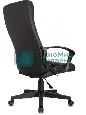 Кресло Бюрократ CH-480LT черный, экокожа