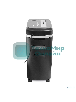 Шредер ГЕЛЕОС УМ22-5, DIN P-5 (5 ур-нь секр.), фрагмент 2х8мм, 9-10 лист (70г/м2), CD/пл.карты/скрепки/скобы, 22 литра