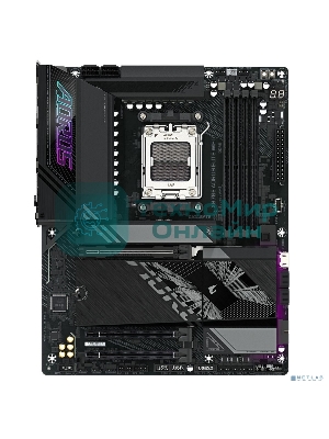 Материнская плата Gigabyte X870E AORUS ELITE WIFI7, AM5, AMD X870E, 4xDDR5, 4xSATA, 4xM.2, 1xPCI-E 5.0 x16, 1xPCI-E 4.0 x4, 1xPCI-E 3.0 x4, 1xHDMI, 1x 2.5Gb LAN, 4xUSB-A 3.2 Gen 1, 2xUSB-A 3.2 Gen 2, 4xUSB-A 2.0, 2xUSB-C 4.0, 2x3.5 мм, 7.1, ATX