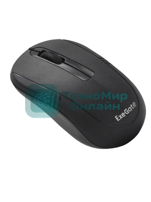 Мышь беспроводная ExeGate Professional Standard SR-9021 черный, 1200 dpi, радиоканал, USB, кнопки - 3
