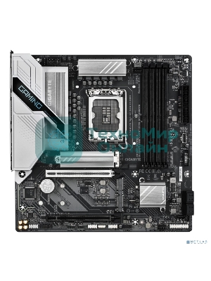 Материнская плата Gigabyte Z890M GAMING X, LGA 1851, Intel Z890, 4xDDR5, 4xSATA, 3xM.2, 1xPCIe 5.0 x16, 1xPCIe 4.0 x16, 1xHDMI, 2xDP, 1x 2.5Gb LAN, 2xUSB-A 2.0, 3xUSB-A 3.2 Gen 1, 3x3.5 мм, 7.1, mATX