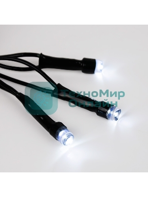 Гирлянда светодиодная Neon-night универсальная Уличная 100 LED белые 10 метров с контроллером
