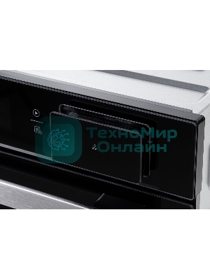 Духовой шкаф электрический Weissgauff OEMS 459 PDB черный, встраиваемый