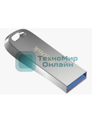 Флешка USB SanDisk Ultra Lux CZ74 (SDCZ74-128G-G46), 128Gb, USB 3.1, R/W 100/40, серебристый