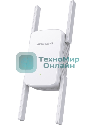 Роутер AC1900 Wi-Fi Range ExtenderSPEED: 600 Mbps at 2.4 GHz + 1300 Mbps at 5 GHz SPEC:4× Fixed External Antennas, 1× Gigabit Port, Wall PluggedFEATURE: MERCUSYS APP, WPS/Reset Button, Signal Indicator, Range Extender/Access Point mode, Adaptive Path