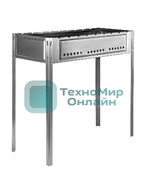 Мангал Palisad Camping с ребрами жесткости 700x300x700 мм