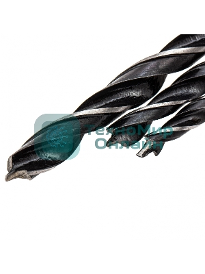 Набор сверл Sparta по бетону 5-6-8 мм, металлу 5-6-8 мм, дереву 5-6-8 мм, 9 шт. цилин. хвостовик