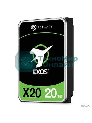 Жесткий диск Seagate HDD 20Tb 7200rpm Server Exos X20 HDD 512E/4KN (3.5
