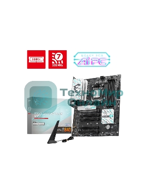 Материнская плата MSI B840 GAMING PLUS, Socket AM5, AMD B840, 4xDDR5, 4xSATA, 2xM.2, 1xPCI-E 4.0 x16, 1xPCI-E 3.0 x4, 3xPCI-E 3.0 x1, 1xHDMI, 1x 2.5Gb LAN, 4xUSB-A 2.0, 2xUSB-A 5Gbps, 1xUSB-C 5Gbps, 1xUSB-A 10Gbps, 1xUSB-C 10Gbps, 3x3.5 мм, 7.1, ATX
