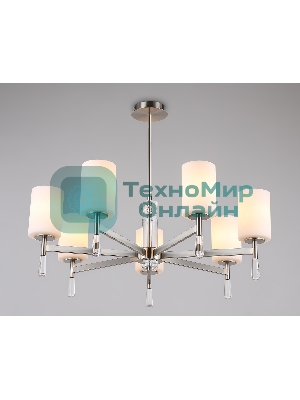 Люстра Ambrella light LH56253/7 SN/FR никель/белый матовый E27/7 max 60W D750*590