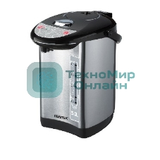 Термопот Centek CT-1083 (сталь) 5.0л, 750Вт, 3 способа подачи воды, двойная защита от перегрева