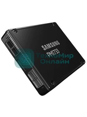 Накопитель SSD Samsung 7680Gb PM1733 2.5 PCIe Gen4 x4/dual port x2 R/W 7000/3800 Mb/s R/W 1450K/135K IOPs DWPD1 5Y