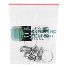 Хомуты металлические Sparta 8-18 мм, 5 шт.