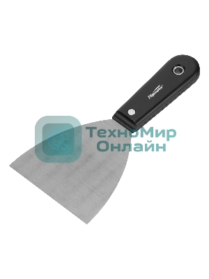 Шпательная лопатка Sparta стальная, 100 мм, полированная, пластмассовая рукоятка