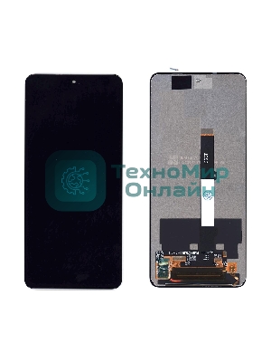 Дисплей для Xiaomi Poco X3 черный