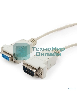 Кабель удлинитель Cablexpert COM (RS232) порта, 9M/9F, 1.8м, пакет (CC-133-6-N)