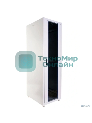 Шкаф телекоммуникационный напольный ЭКОНОМ 42U (800 × 1000) дверь стекло, дверь металл