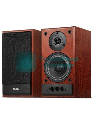 Акустическая система SVEN SPS-702 2.0 коричневый/орех 40Вт